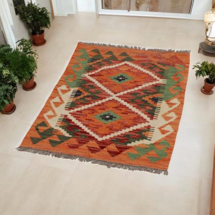 Tapis Kilim tissé main 61x89 Kilim laine Maimana