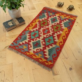 Tapis Kilim authentique 66x93 Kilim afghan en laine