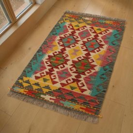 Tapis Kilim authentique 68x93 Kilim afghan tissé à la main