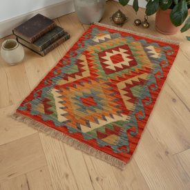 Tapis Kilim afghan Chobi 64x90 Kilim afghan en laine