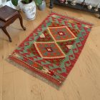 Tapis Kilim authentique 60x92 Kilim authentique en laine