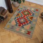 Tapis Kilim ethnique Chobi 61x90 Kilim afghan en laine