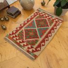 Tapis Kilim authentique tissé à la main 61x84 Kilim ethnique afghan