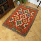 Tapis Kilim Maimana 68x89 Kilim afghan en laine