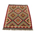 Tapis Kilim tissé main Chobi 62x101 Kilim afghan en laine