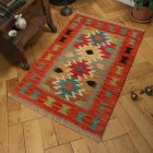 Tapis Kilim authentique tissé à la main 61x93 Kilim ethnique tissé à la main
