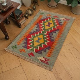 Kilim tissé à la main 62x82 Kilim afghan en laine