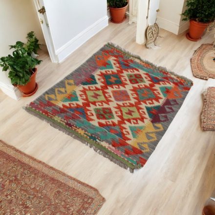 Tapis Kilim tissé main Chobi 66x96 Kilim afghan en laine