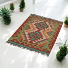 Tapis Kilim tissé main 65x93 Kilim laine Maimana