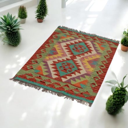 Tapis Kilim ethnique Chobi 69x92 Kilim afghan tissé à la main