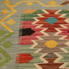 Tapis Kilim afghan Chobi 59x90 Kilim en laine tissé à la main