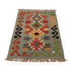 Tapis Kilim ethnique Chobi 63x90 Kilim afghan en laine