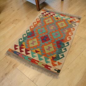 Tapis Kilim en laine 63x90 Kilim afghan tissé à la main