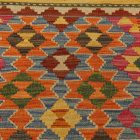 Tapis Kilim ethnique Chobi 63x90 Kilim en laine tissé à la main
