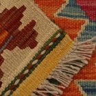 Tapis Kilim ethnique Chobi 63x90 Kilim en laine tissé à la main