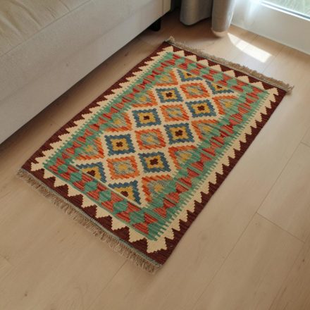 Tapis Kilim Maimana 65x103 Kilim afghan tissé à la main
