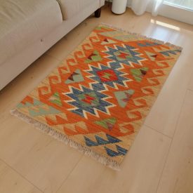 Kilim tissé à la main 60x87 Kilim ethnique tissé à la main