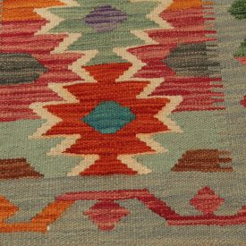 Tapis Kilim ethnique Chobi 67x94 Kilim afghan authentique