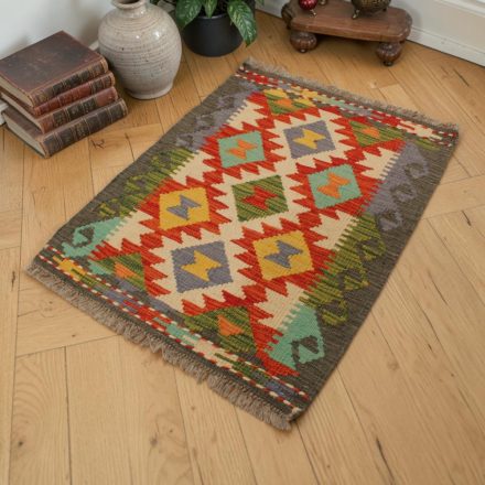 Tapis Kilim ethnique Chobi 60x91 Kilim ethnique tissé à la main