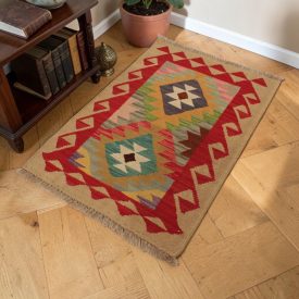 Tapis Kilim en laine 63x90 Kilim afghan en laine