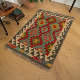 Tapis Kilim Chobi 64x91 Kilim afghan tissé à la main