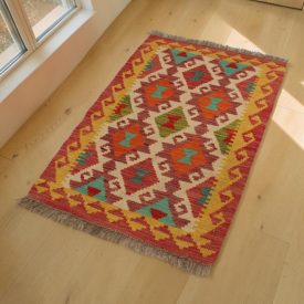 Tapis Kilim Chobi 63x96 Kilim afghan en laine