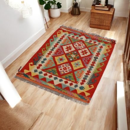 Tapis Kilim en laine Chobi 65x94 Kilim afghan tissé main