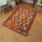 Tapis Kilim afghan Chobi 61x96 Kilim tissé à la main