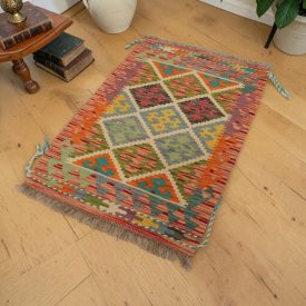 Tapis Kilim authentique 65x97 Kilim ethnique tissé à la main