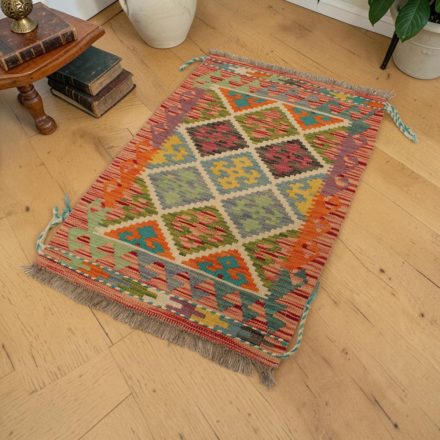 Tapis Kilim authentique 65x97 Kilim ethnique tissé à la main