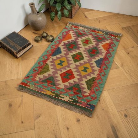 Tapis Kilim Maimana 64x86 Kilim ethnique tissé à la main