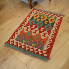 Kilim tissé à la main 64x95 Kilim afghan authentique
