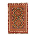Tapis Kilim en laine 57x87 Kilim ethnique tissé à la main