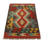 Tapis Kilim afghan Chobi 61x81 Kilim en laine tissé à la main