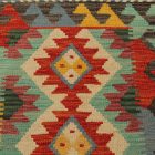 Tapis Kilim afghan Chobi 61x81 Kilim en laine tissé à la main