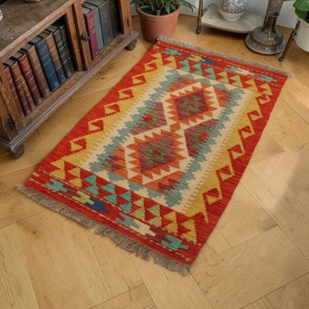 Tapis Kilim ethnique Chobi 63x94 Kilim afghan en laine