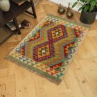Tapis Kilim afghan Chobi 65x95 tapis tissé à la main