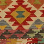 Tapis Kilim ethnique Chobi 62x87 Kilim en laine tissé à la main