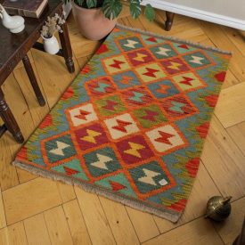 Tapis Kilim Chobi 62x99 Kilim afghan en laine