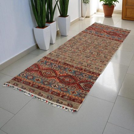 Tapis coureur Shawal 83x312 tapis oriental fait main pour couloir