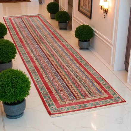 Tapis coureur Shawal 80x305 tapis oriental fait main pour couloir