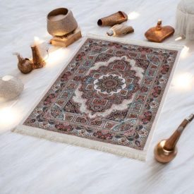 Tapis en soie fait machine ROYAL 70x110 tapis turc mince