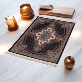 Tapis en soie fait machine ROYAL 70x110 tapis turc mince