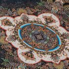 Tapis en soie fait machine ROYAL 70x110 tapis turc mince