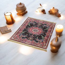   Tapis en soie fait machine SILKEN 70x110 Tapis turc en acrylique