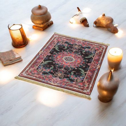 Tapis en soie fait machine SILKEN 70x110 Tapis turc en acrylique