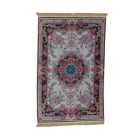 Tapis en soie fait machine SILKEN 70x110 Tapis turc en acrylique