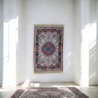 Tapis en soie fait machine SILKEN 70x110 Tapis turc en acrylique