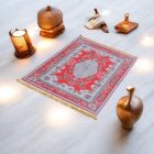 Tapis en soie fait machine SILKEN 70x110 Tapis turc en acrylique