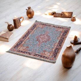   Tapis en soie fait machine SILKEN 70x110 Tapis turc en acrylique